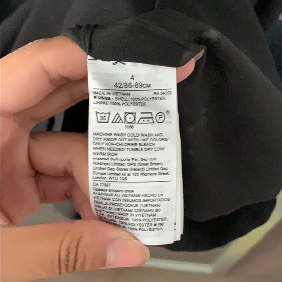 Banana republic black work dress size 4 - Picture 3 of 3